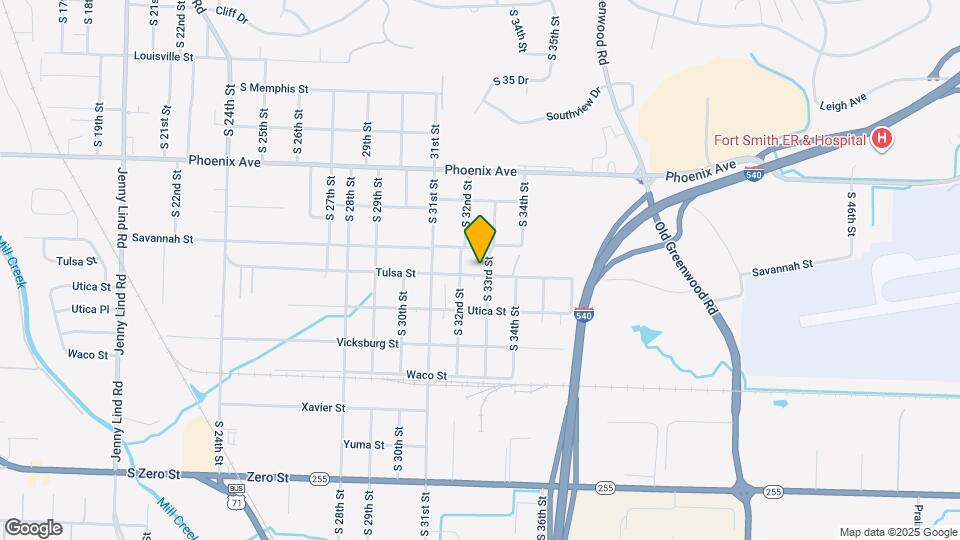 5022 S 33rd St Map and Location Details