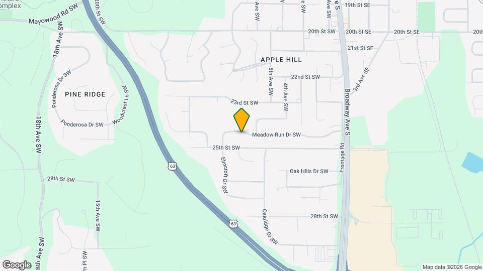 624 Meadow Run Dr SW Map and Location Details