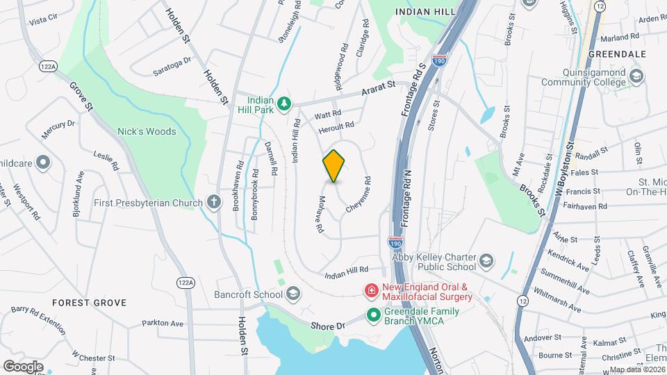 13 Navajo Rd Map and Location Details