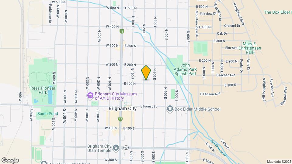 207 E 100 N Map and Location Details