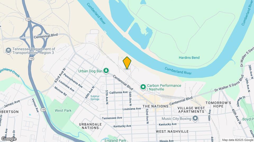 1633 54th Ave N Map and Location Details