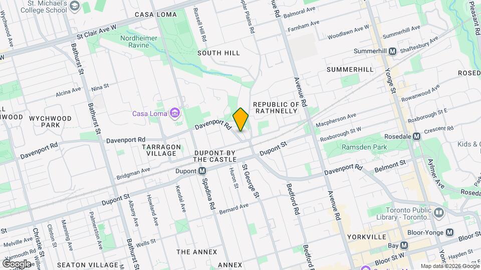 380 Davenport Rd Map and Location Details