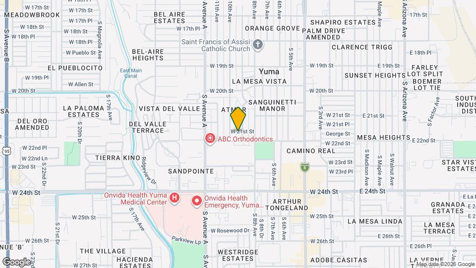 903 W 21st St Map and Location Details