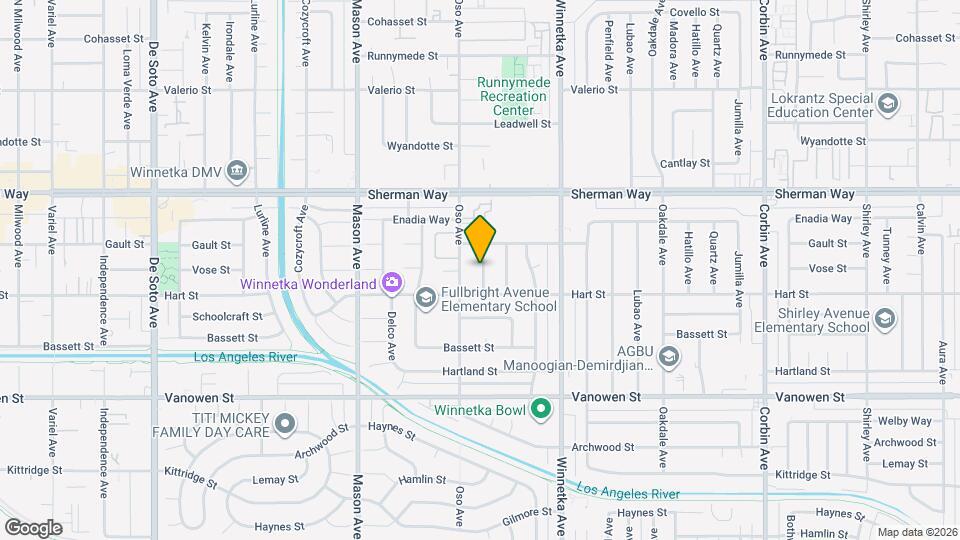 7027 Keokuk Ave Map and Location Details