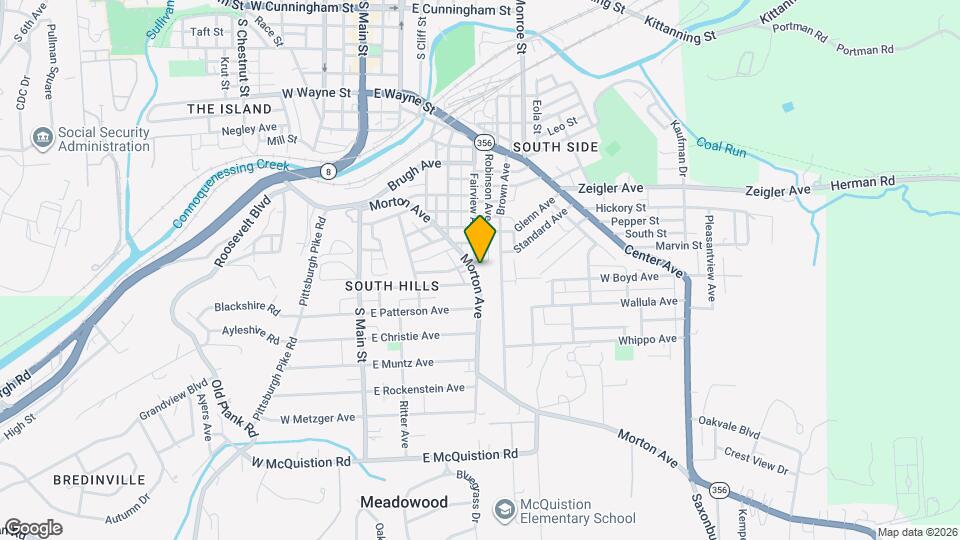 407 Morton Ave Map and Location Details