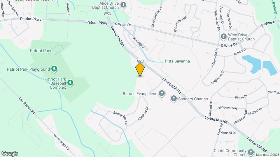 930 Loring Mill Rd Map and Location Details