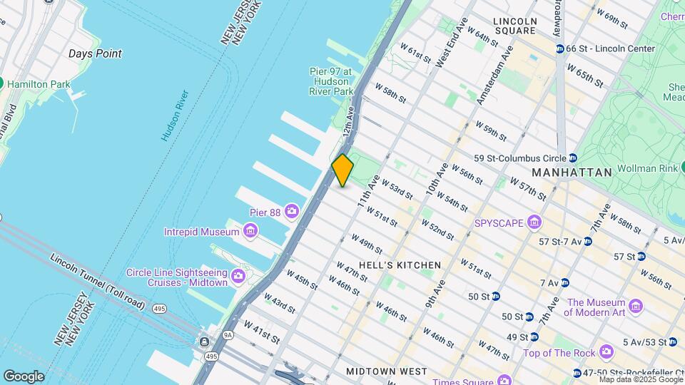 621 W 51st St Mapa y Detalles de la Ubicación