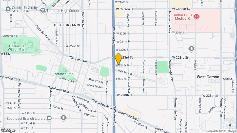 1648 W 224th St Map and Location Details