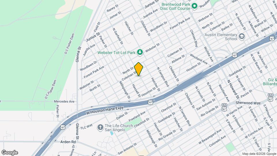 2804 Abilene St Map and Location Details