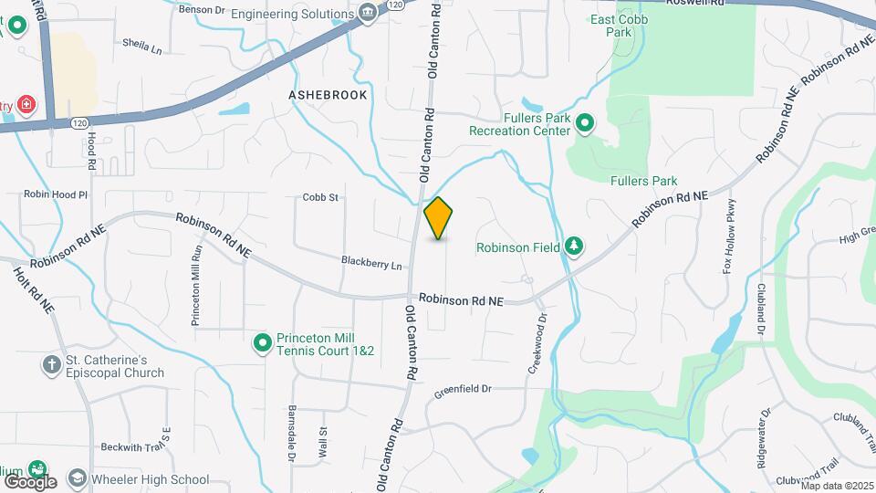 801 Mockingbird Ln Map and Location Details