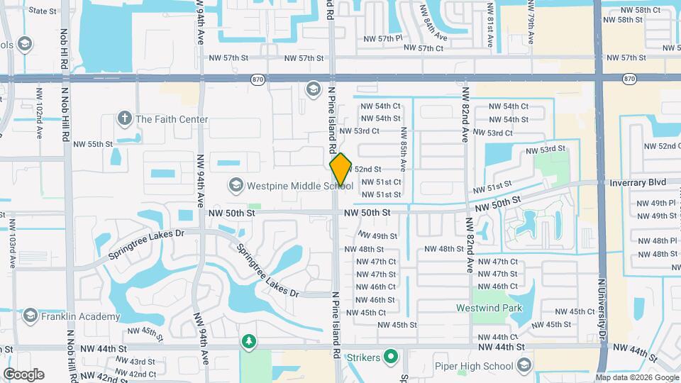 5155 NW 87th Terrace Map and Location Details