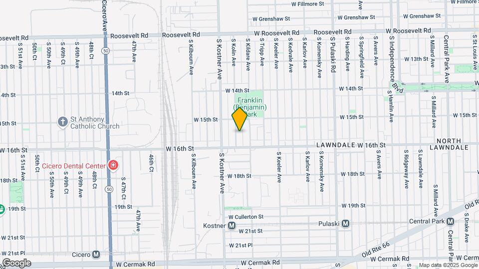 1531 S Kolin Ave Map and Location Details