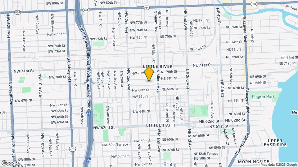 63 NW 68th Terrace Map and Location Details