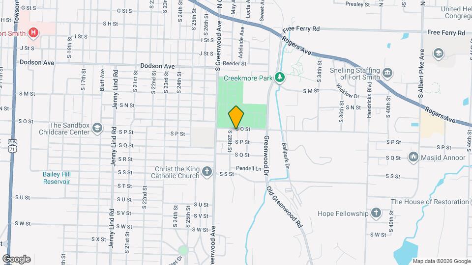 2808 S O St Map and Location Details