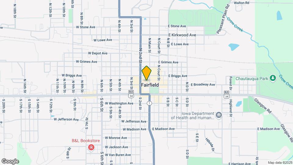109 W Broadway Ave Map and Location Details