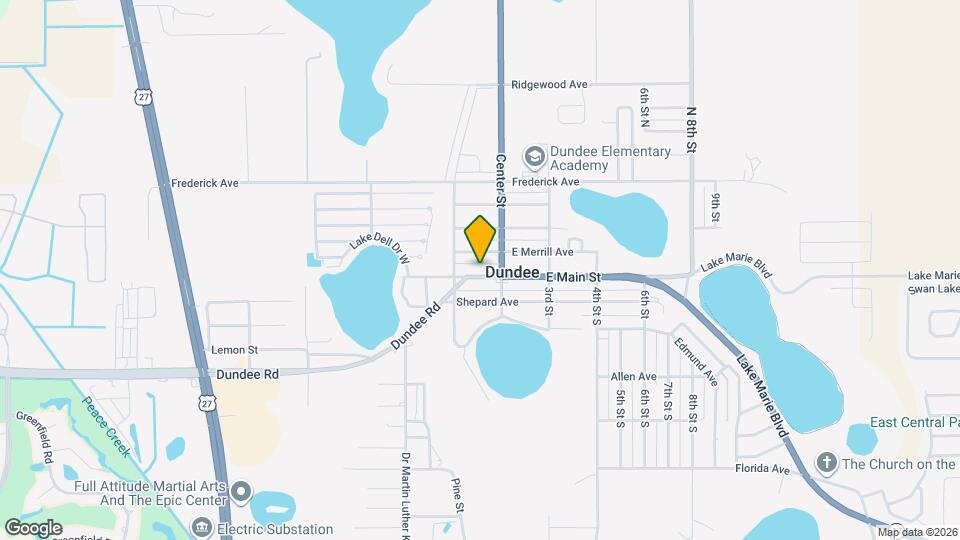 123 E Main St Map and Location Details