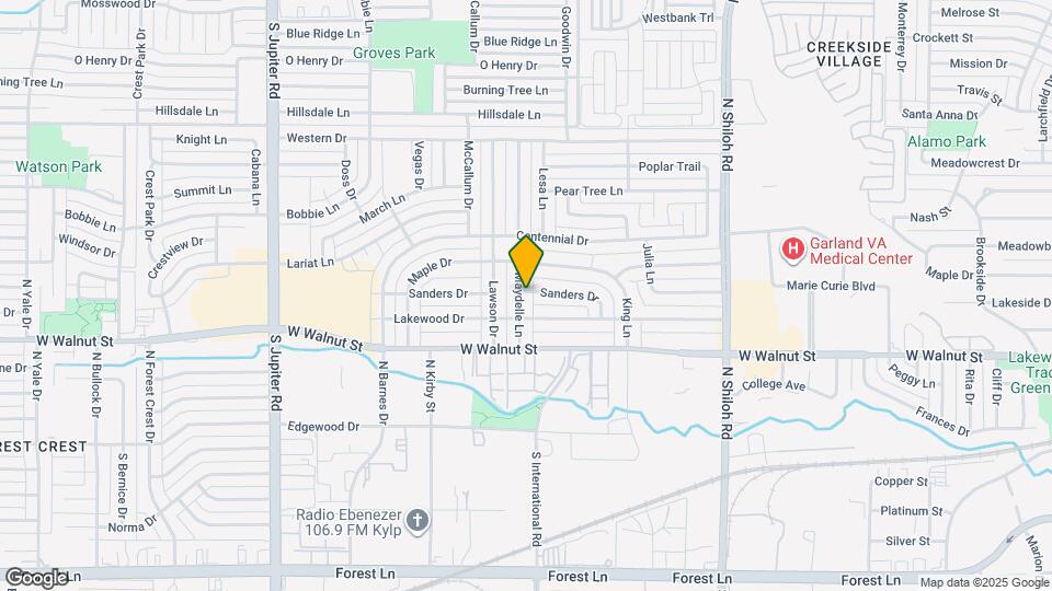 614 Maydelle Ln Mapa y Detalles de la Ubicación