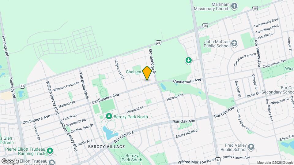 344 Castlemore Ave Map and Location Details