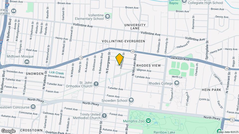 751 Hawthorne St Map and Location Details