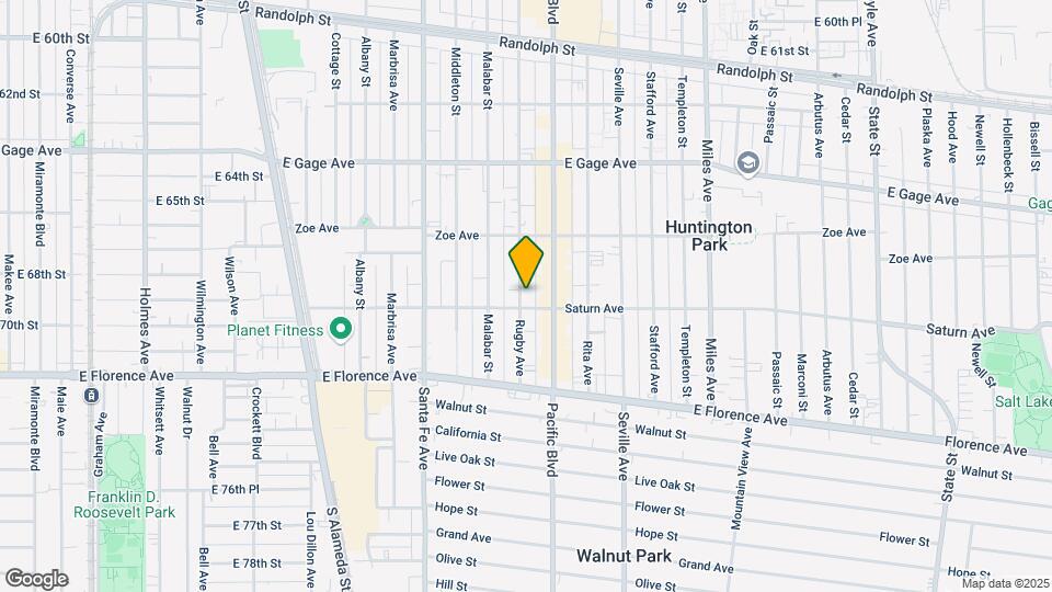 6816 Rugby Ave Mapa y Detalles de la Ubicación