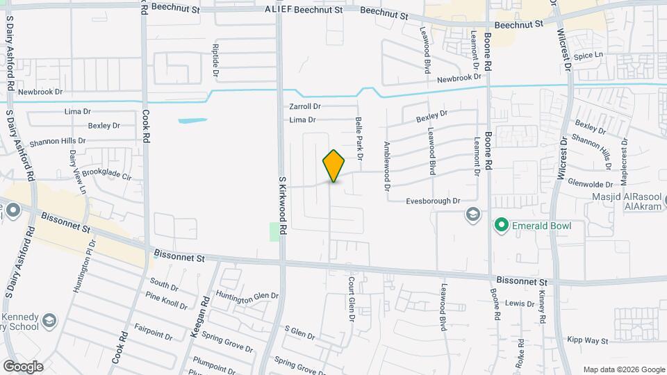 9107 Ketchwood Dr Map and Location Details