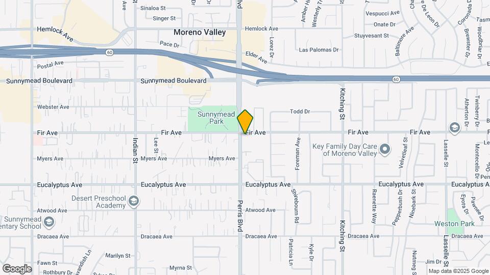 12760 Perris Blvd Map and Location Details