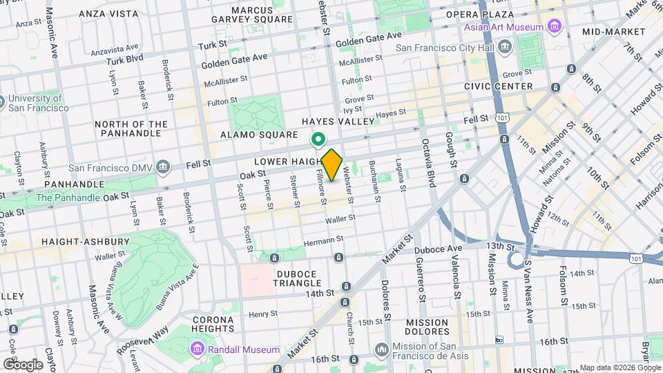 565 Page St Map and Location Details