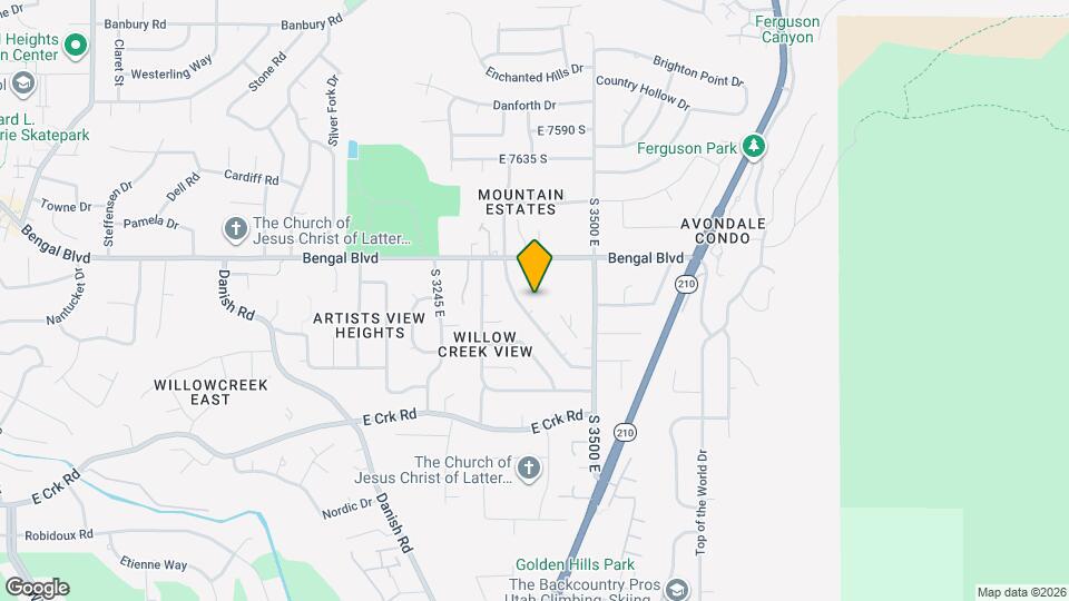 7873 Chadbourne Dr Map and Location Details