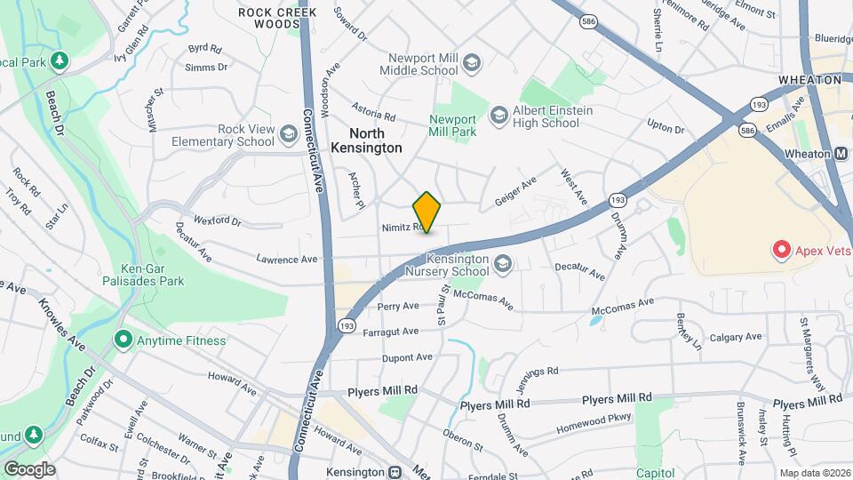 3411 University Blvd W Map and Location Details