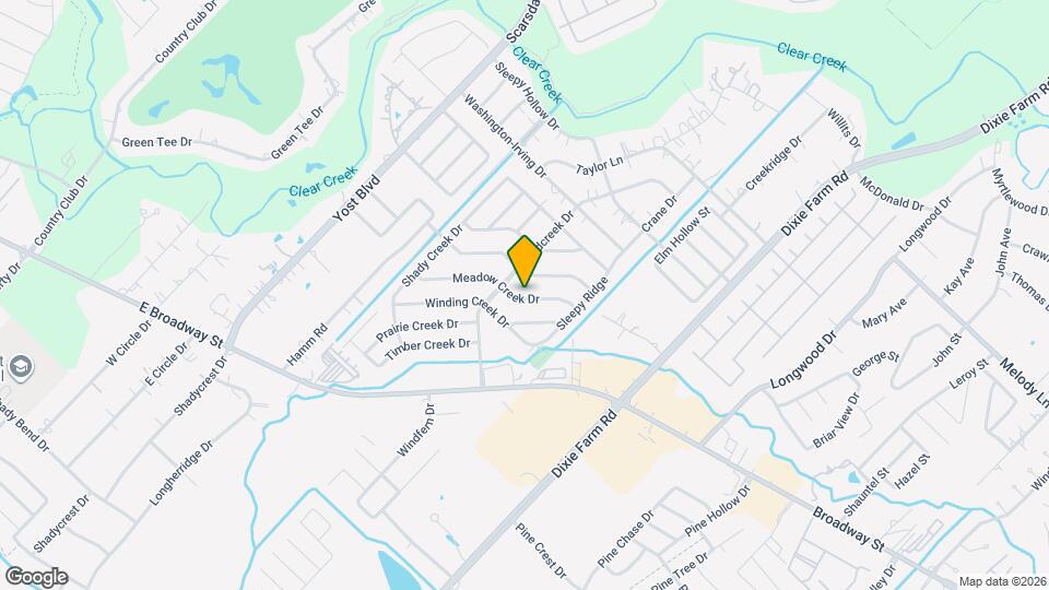 1819 Meadow Creek Dr Map and Location Details