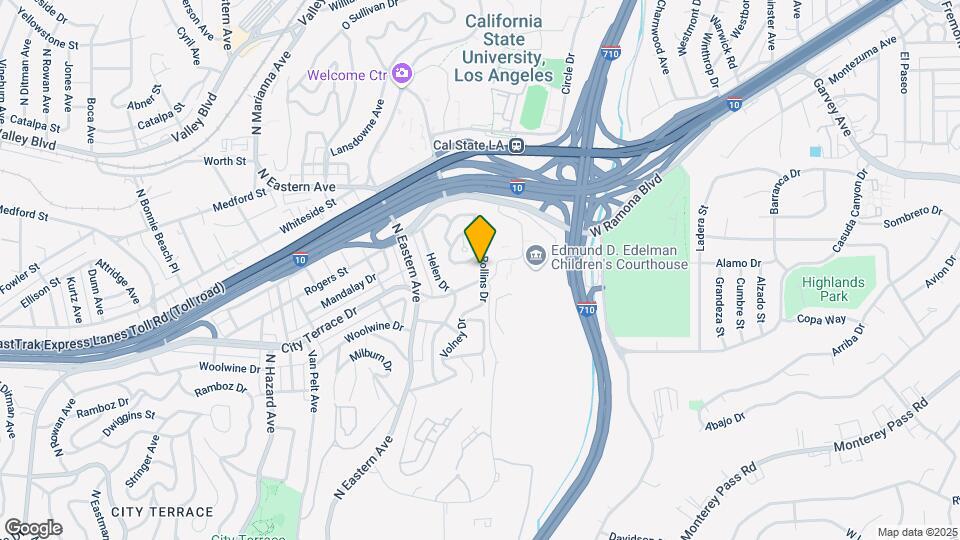 1501 Rollins Dr Map and Location Details