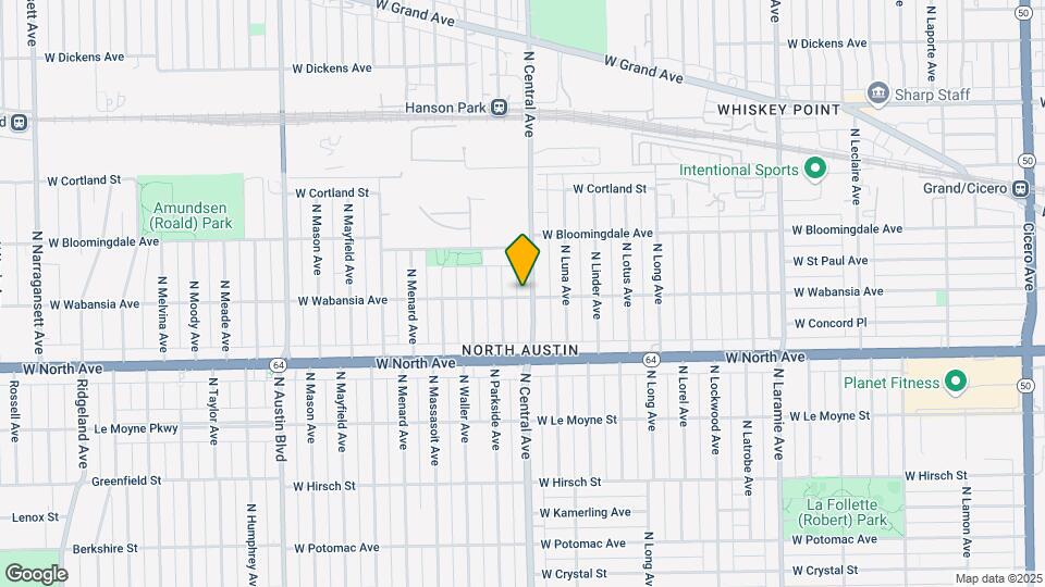 5607 W Wabansia Ave Map and Location Details