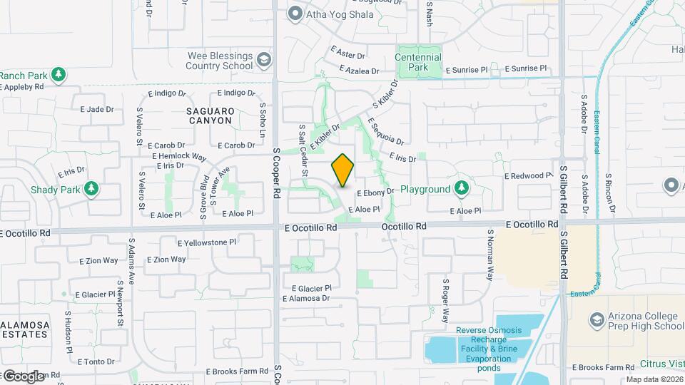 2222 E Redwood Dr Map and Location Details