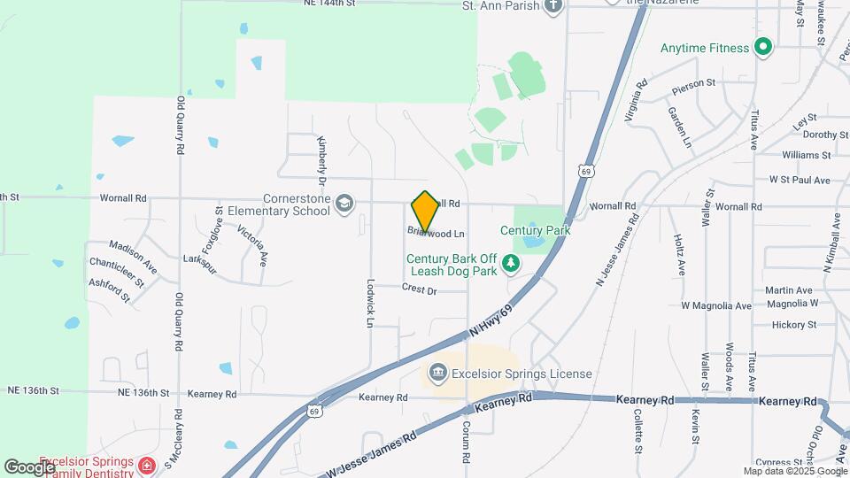 1713 Briarwood Ln Map and Location Details