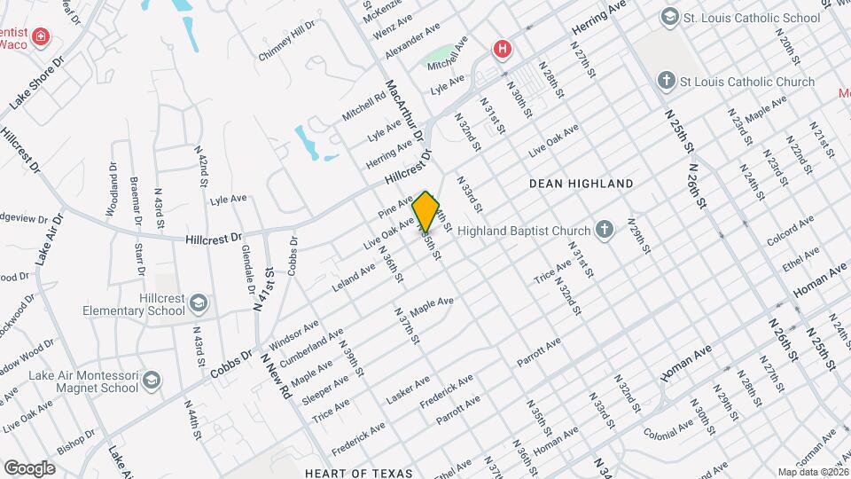 3500 Leland Ave Mapa y Detalles de la Ubicación