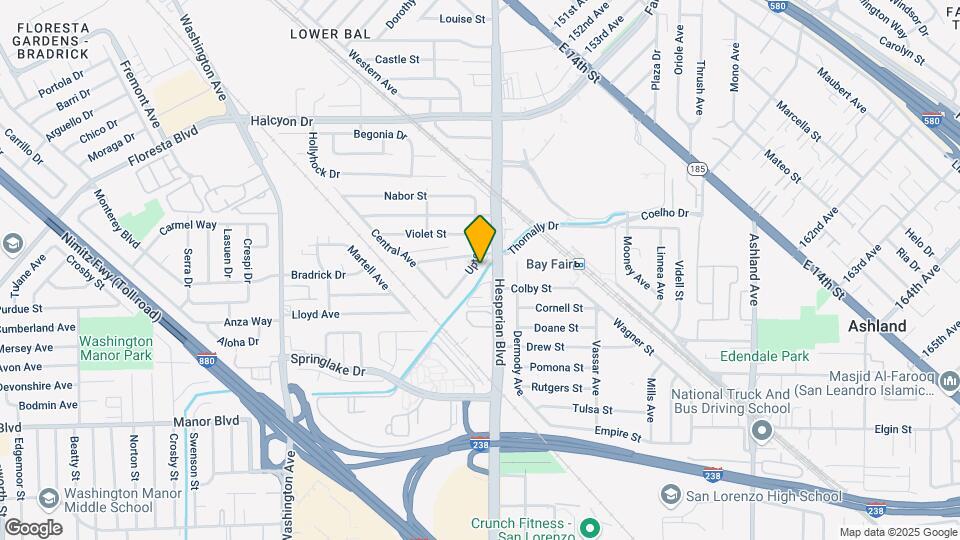 15262 Upton Ave Map and Location Details