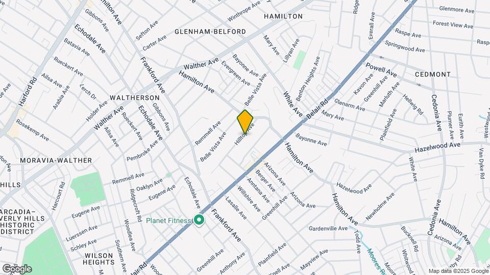 5603 Hilltop Ave Map and Location Details