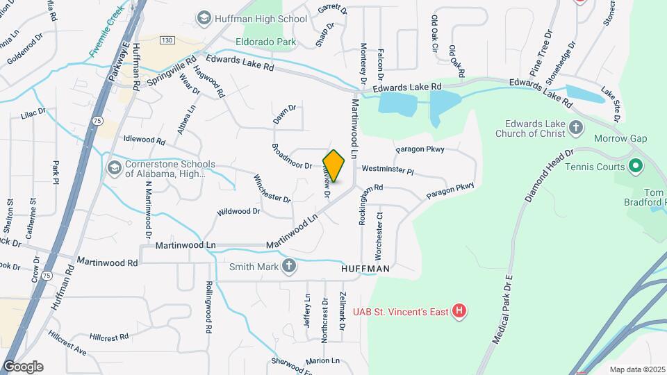 817 Hillview Dr Mapa y Detalles de la Ubicación