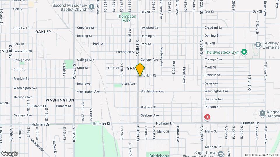 1308 S 19th St Mapa y Detalles de la Ubicación