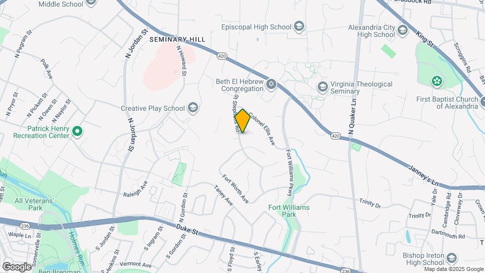 909 St Stephens Rd Map and Location Details