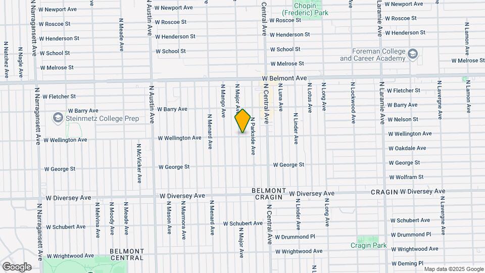 5649 W Wellington Ave Map and Location Details