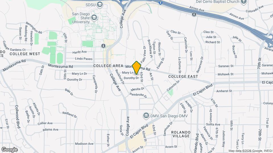 6232 Dorothy Dr Map and Location Details