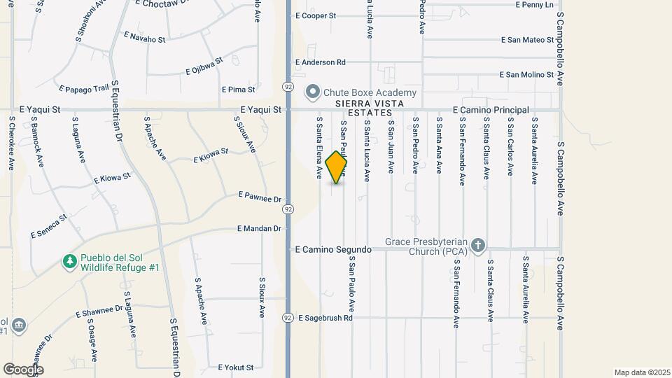 5016 S San Paulo Ave Map and Location Details
