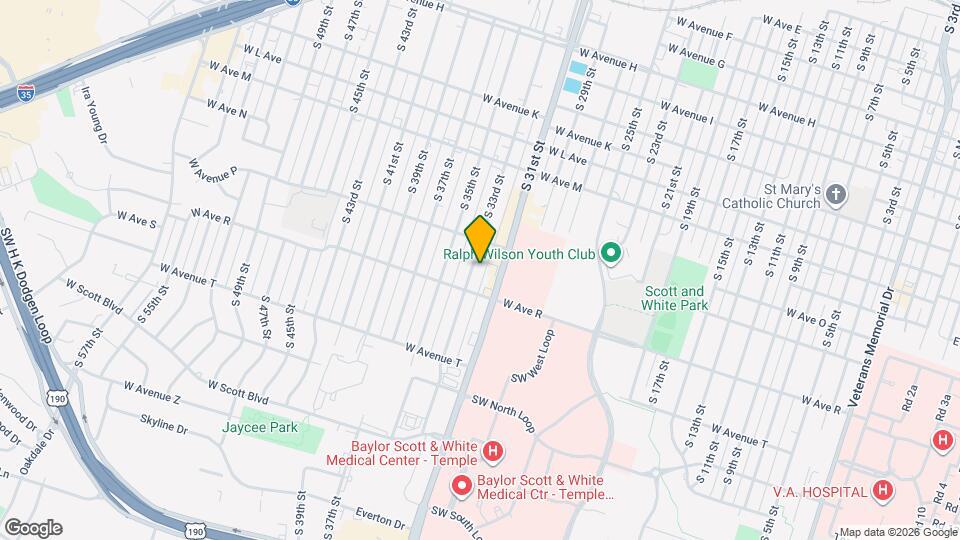 1611 S 33rd St Map and Location Details