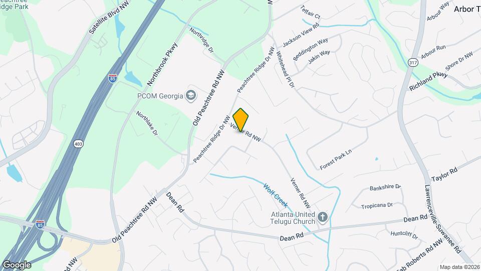 2516 Verner Rd NW Map and Location Details