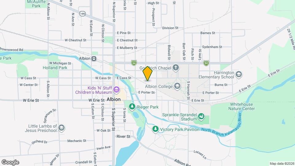 107 S Berrien St Mapa y Detalles de la Ubicación