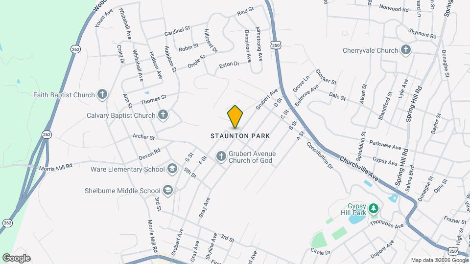 2501 Hickory St Mapa y Detalles de la Ubicación