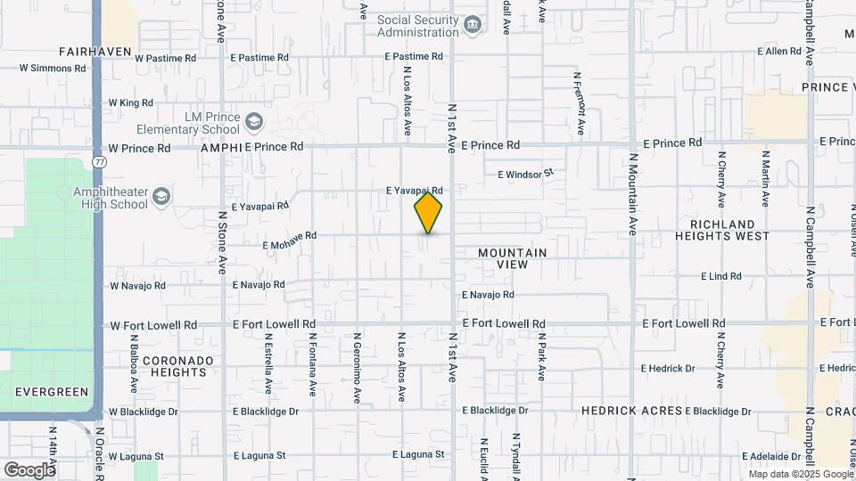 602 E Mohave Rd Mapa y Detalles de la Ubicación