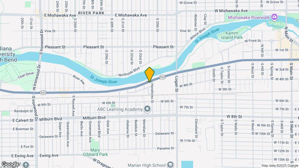 1609 Lincolnway W Map and Location Details