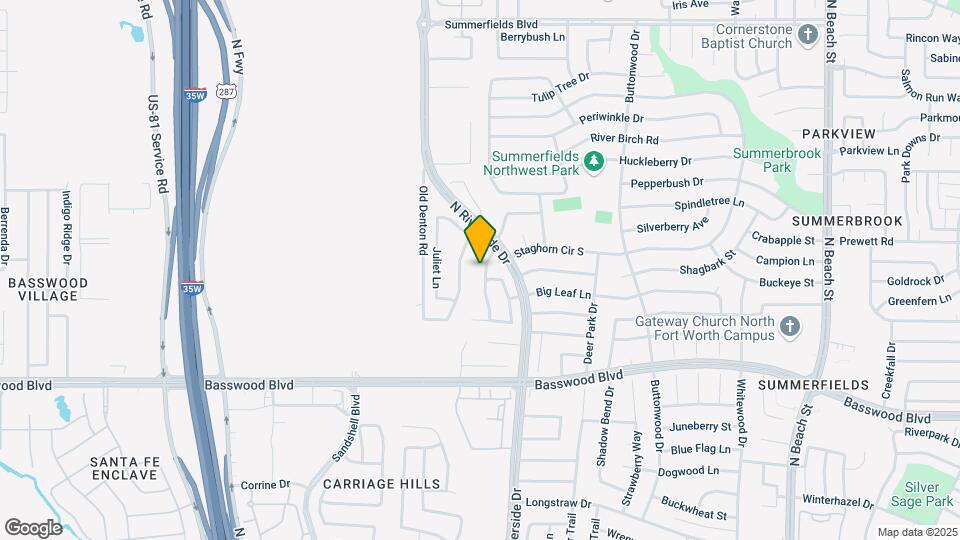 7505 Emerywood Ln Map and Location Details